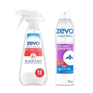 Zevo Multi Insect + Flying Insect Bug Spray: Kills Ants, Roaches, Spiders, Mosquitoes, Flies and Gnats - for Indoor and Outdoor Use (2 Bottles)