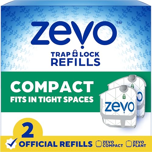 Zevo Compact Flying Insect Trap Refill - 2 Refill Cartridges